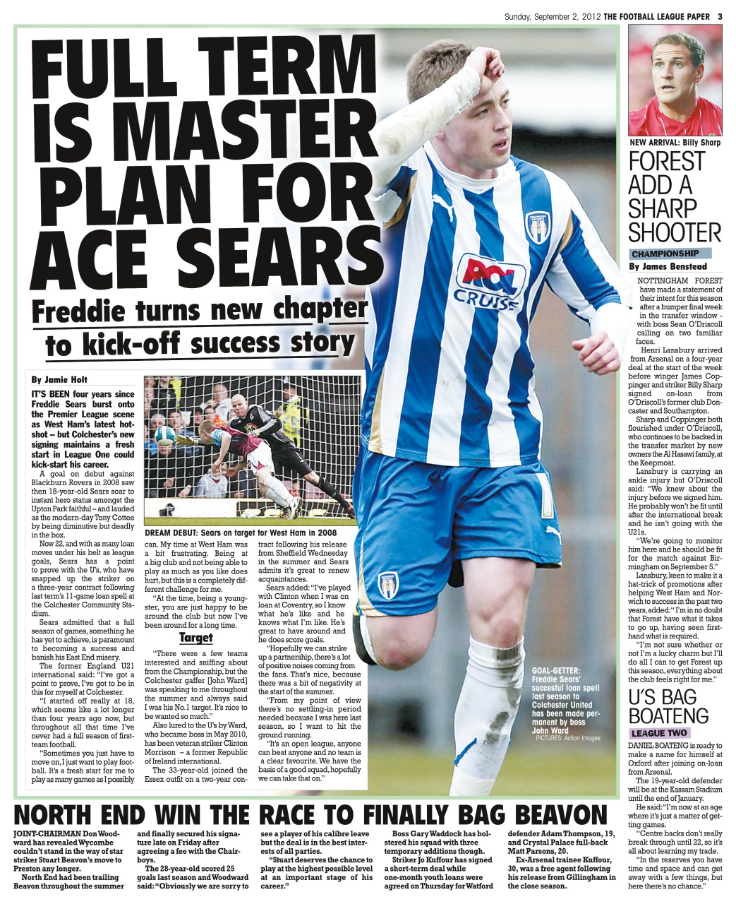 The Football League Paper Preview Pages