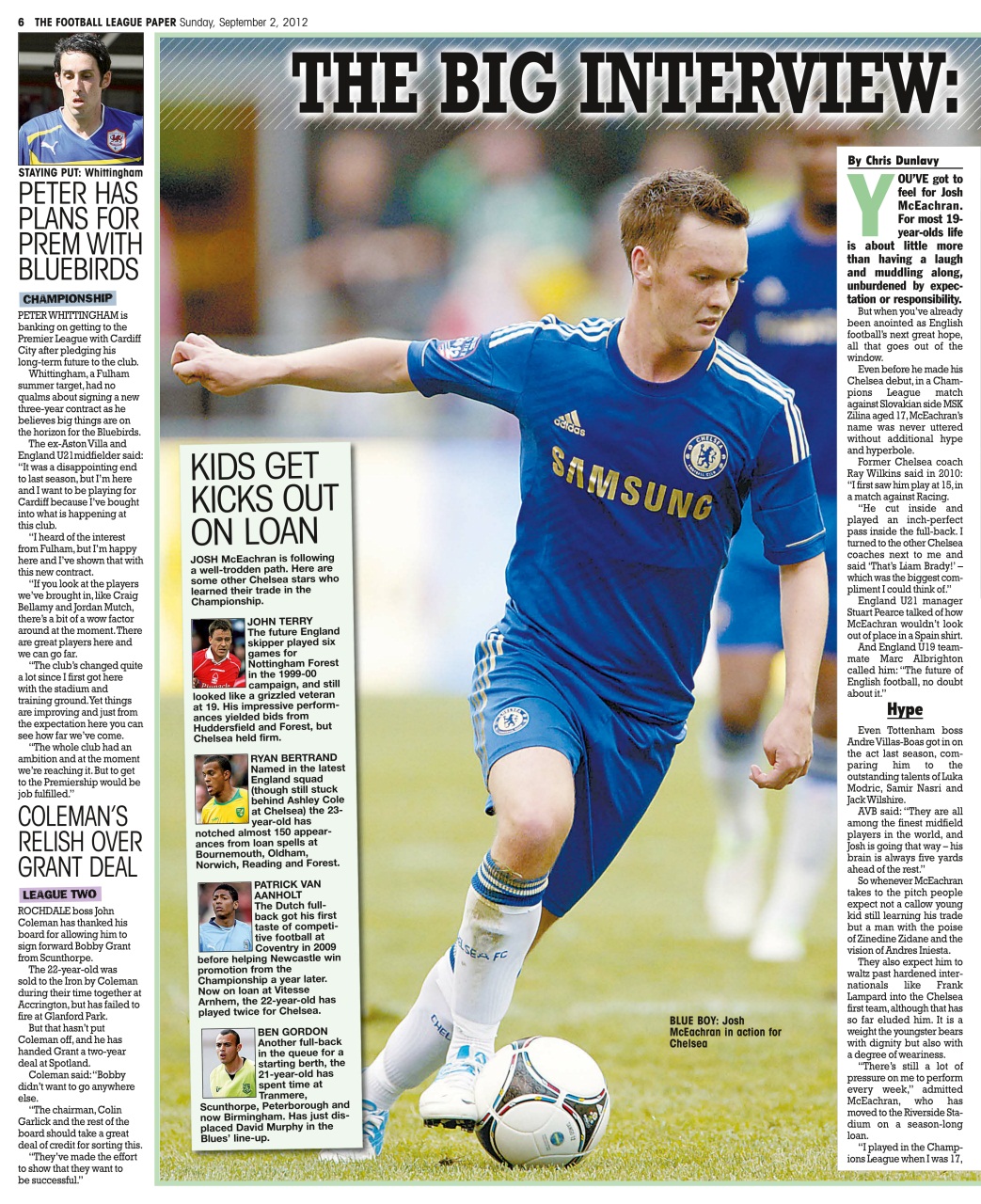 The Football League Paper Preview Pages