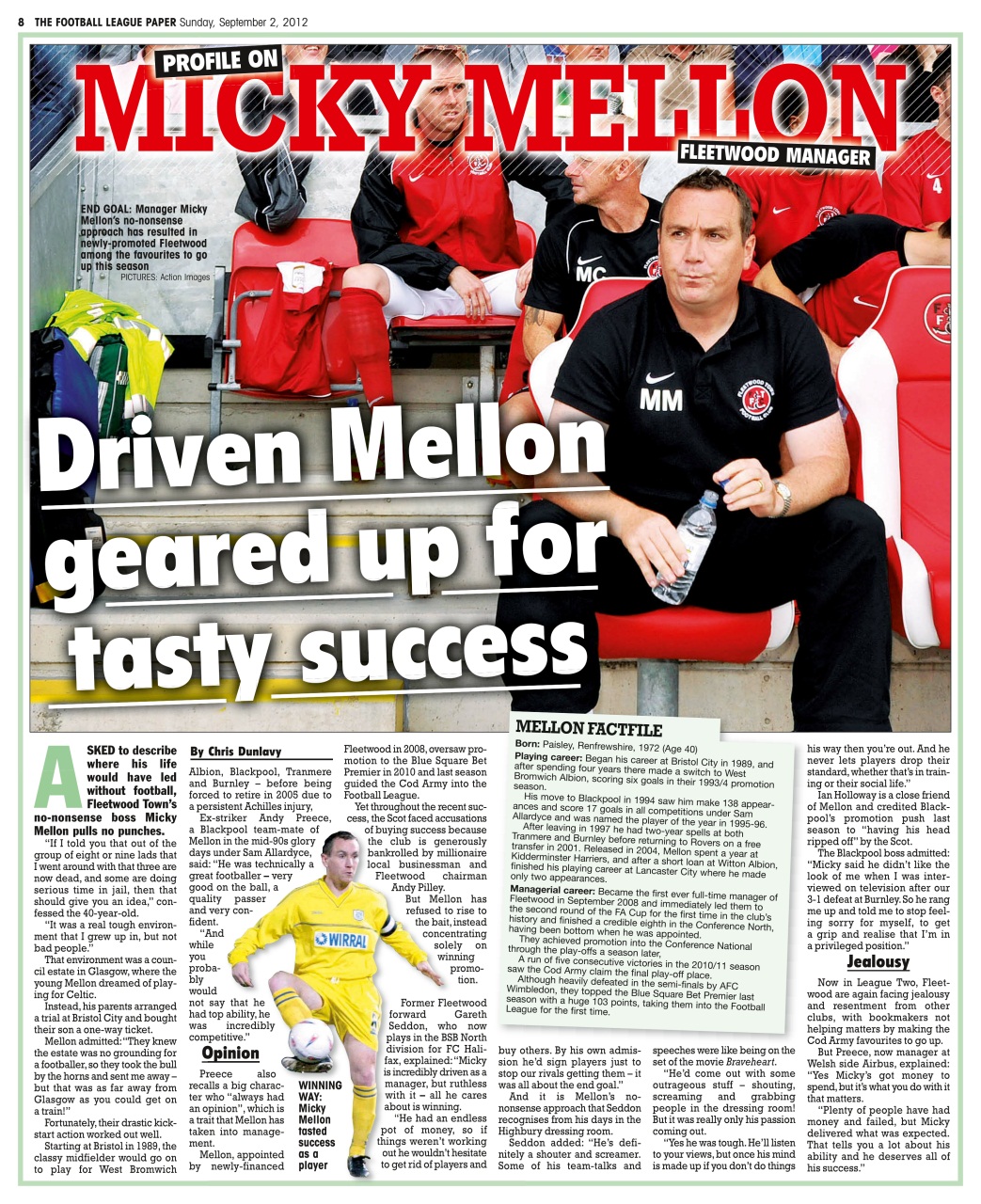 The Football League Paper Preview Pages