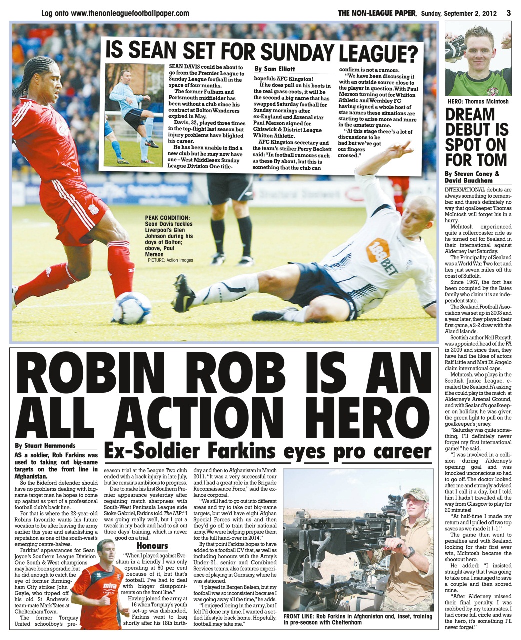 The Non-League Football Paper Preview Pages