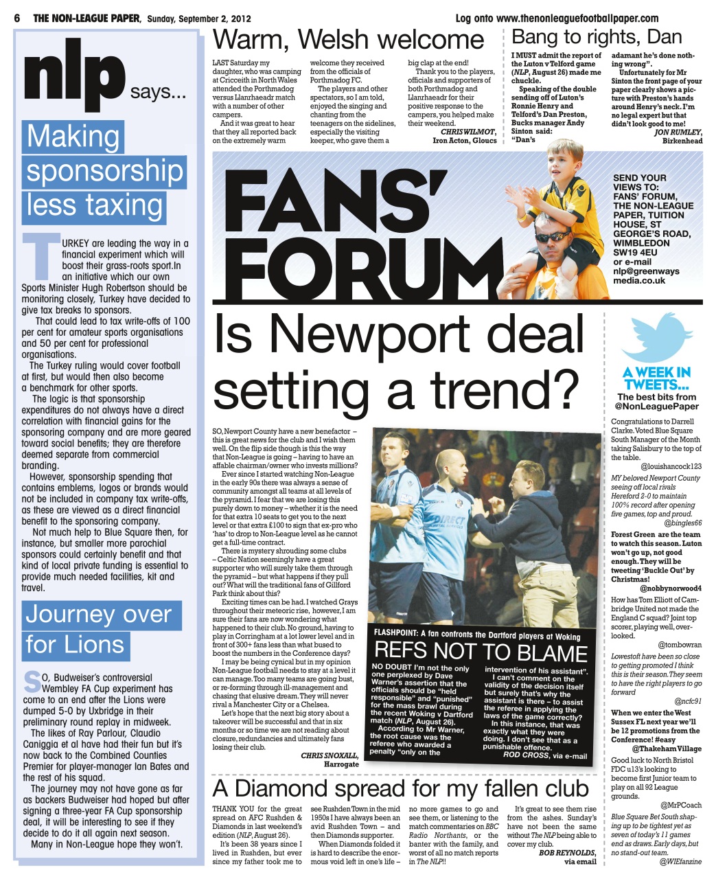 The Non-League Football Paper Preview Pages