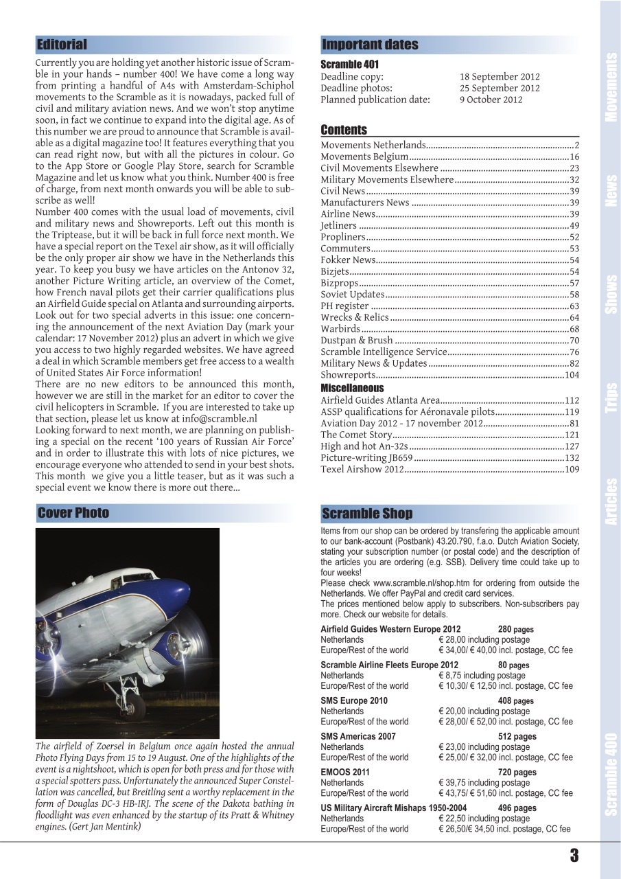 Scramble Magazine Preview Pages