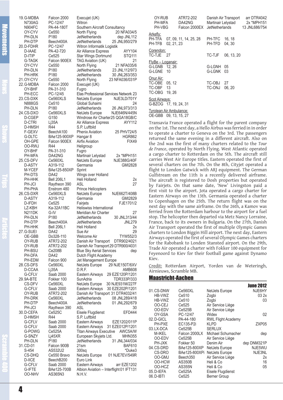 Scramble Magazine Preview Pages