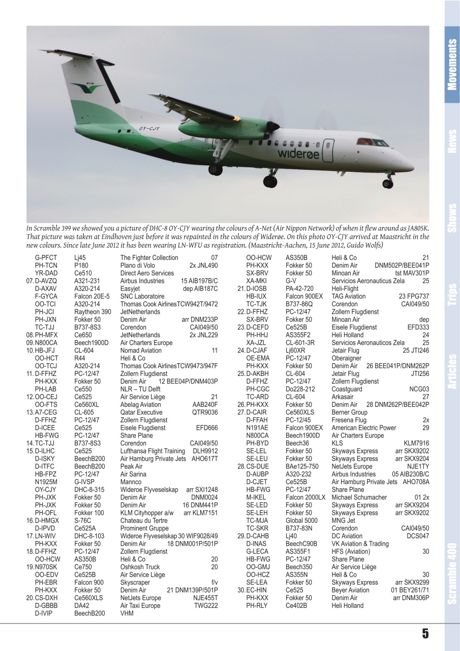 Scramble Magazine Preview Pages