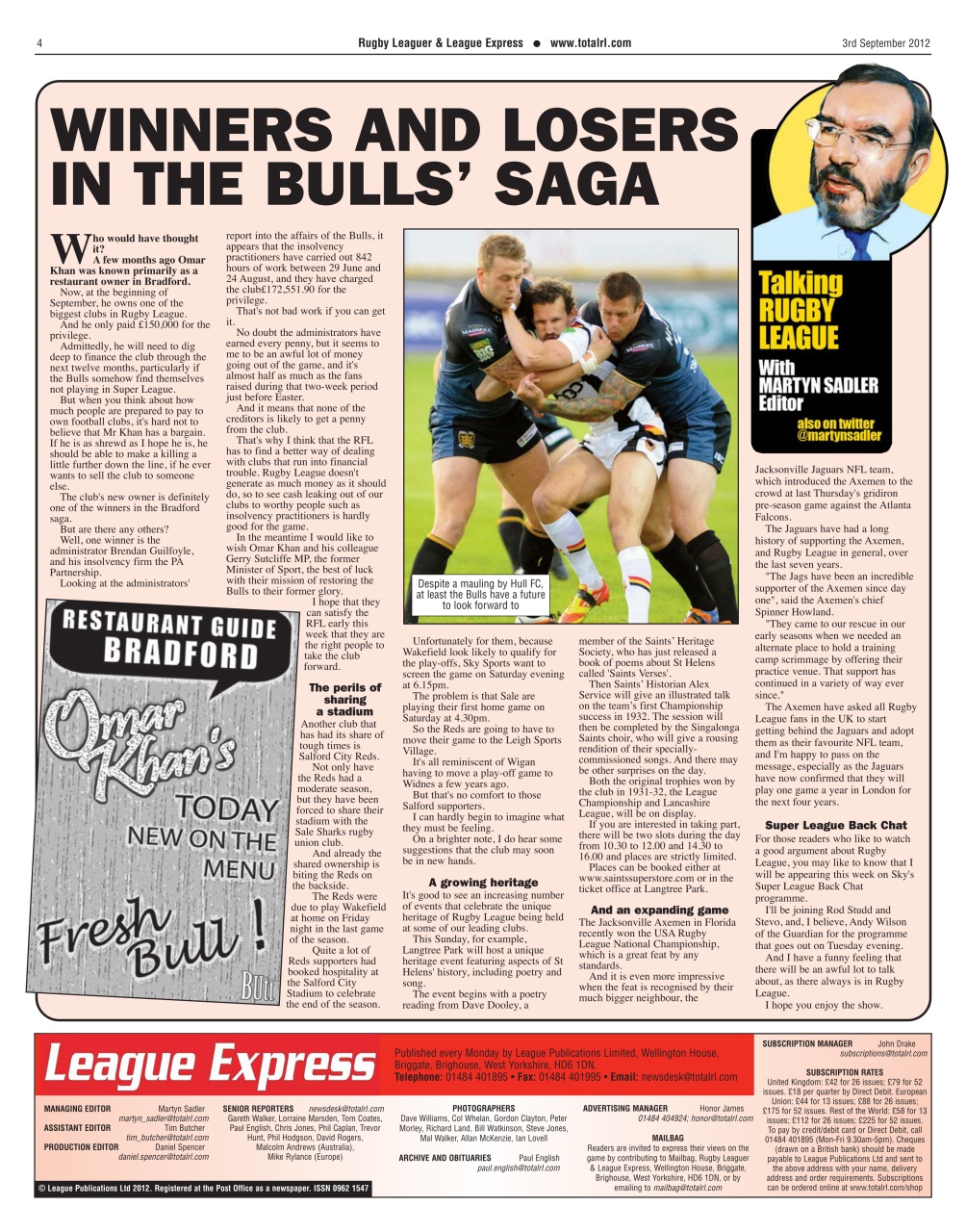 League Express Preview Pages