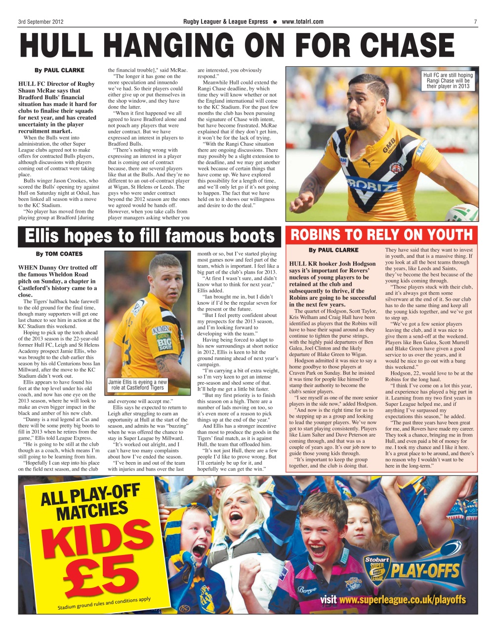 League Express Preview Pages