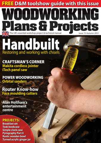 Woodworking Crafts Magazine issue Autumn 2012