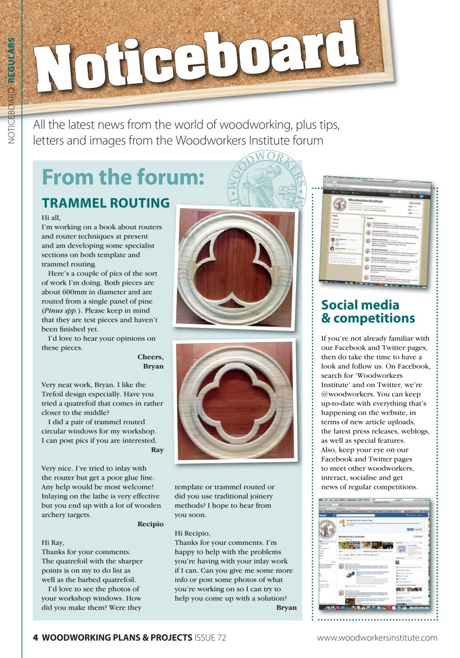 Woodworking Crafts Magazine Preview Pages