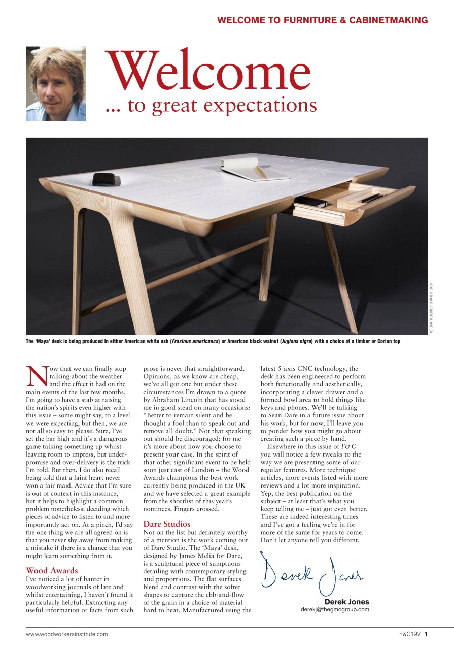 Furniture & Cabinetmaking Preview Pages