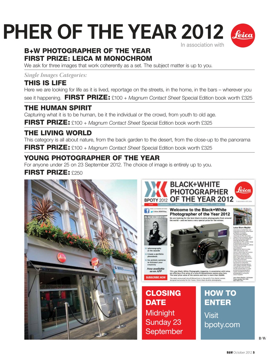 Black+White Photography Preview Pages