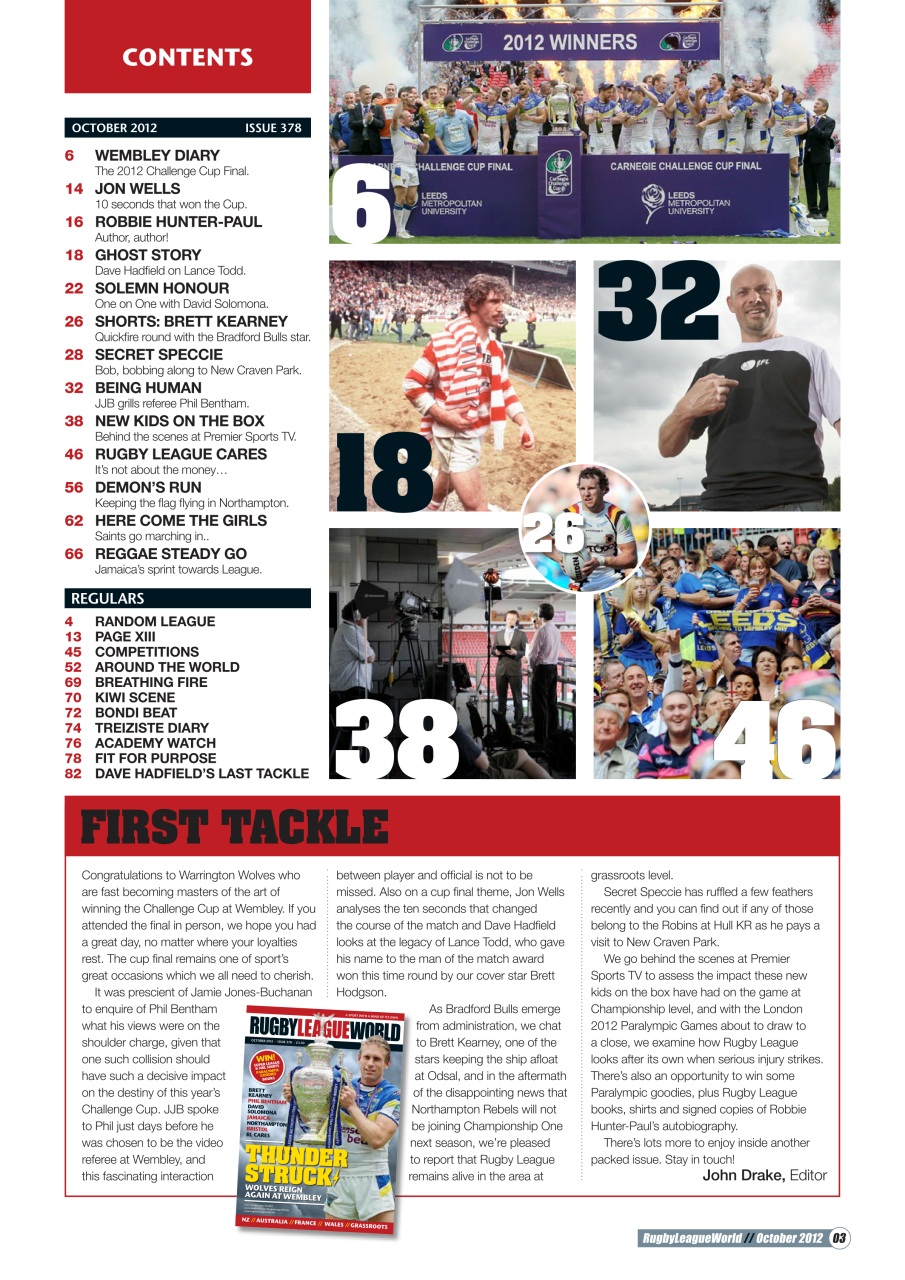 Rugby League World Preview Pages
