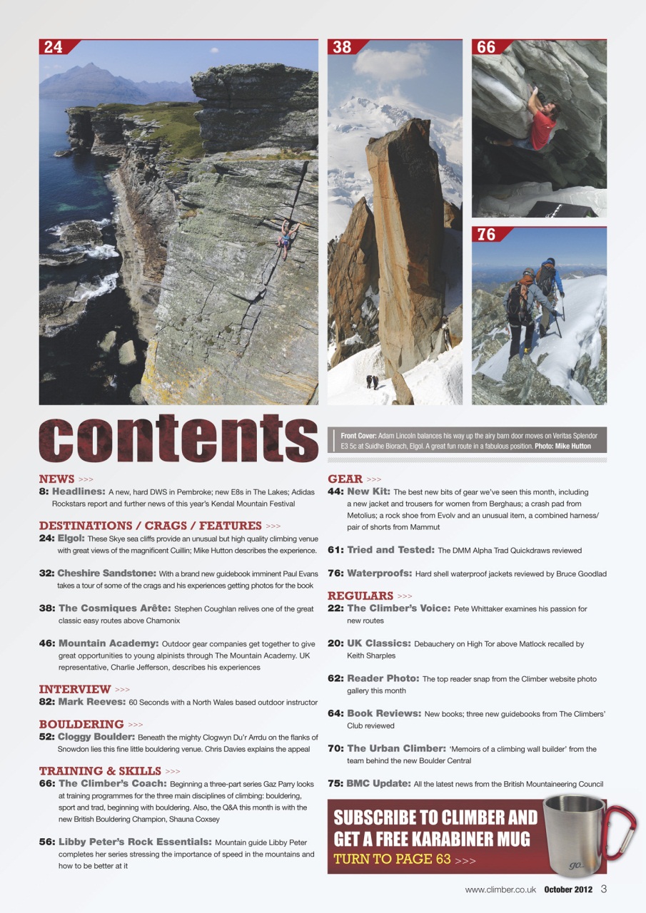 Climber Preview Pages