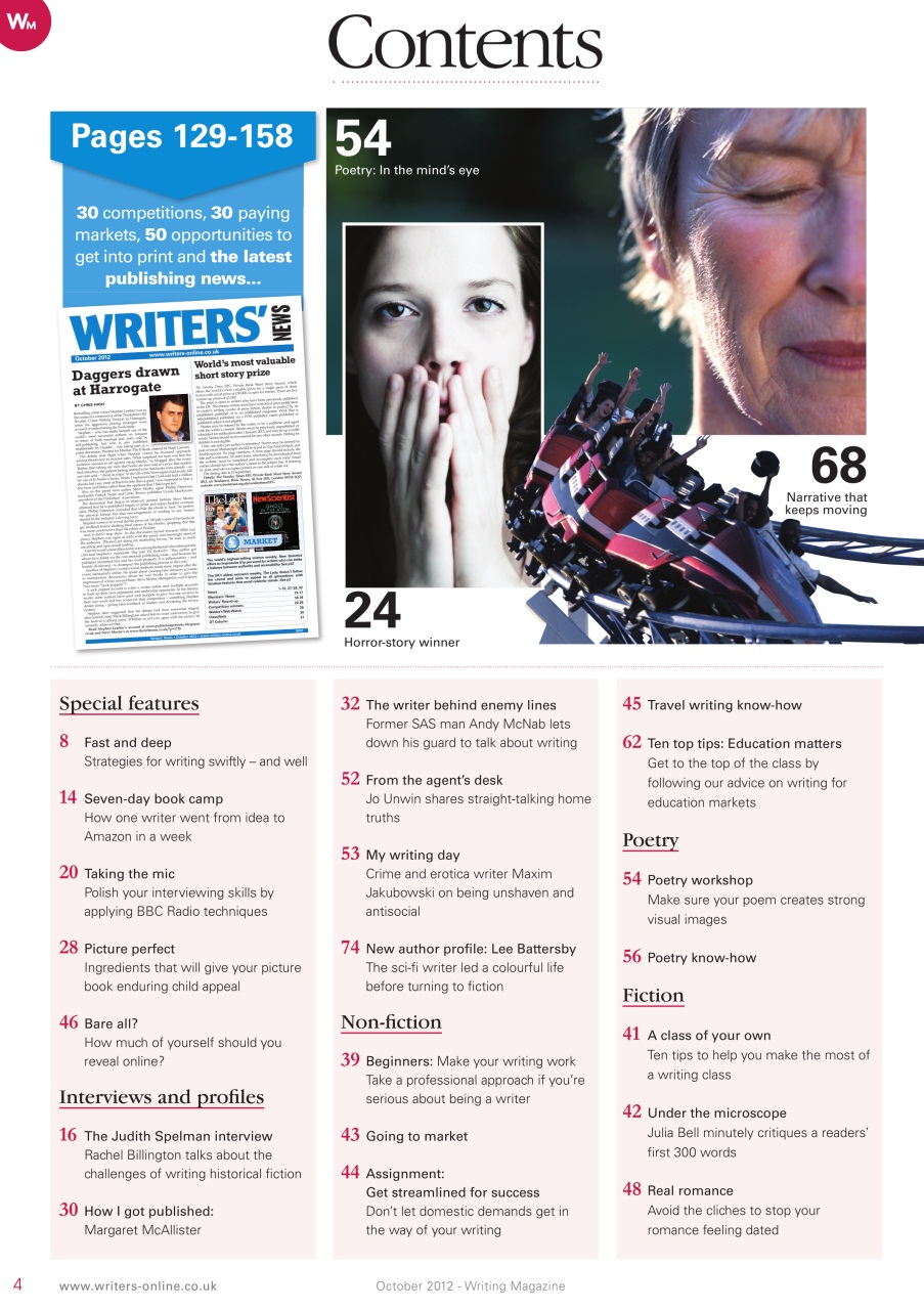 Writing Magazine Preview Pages
