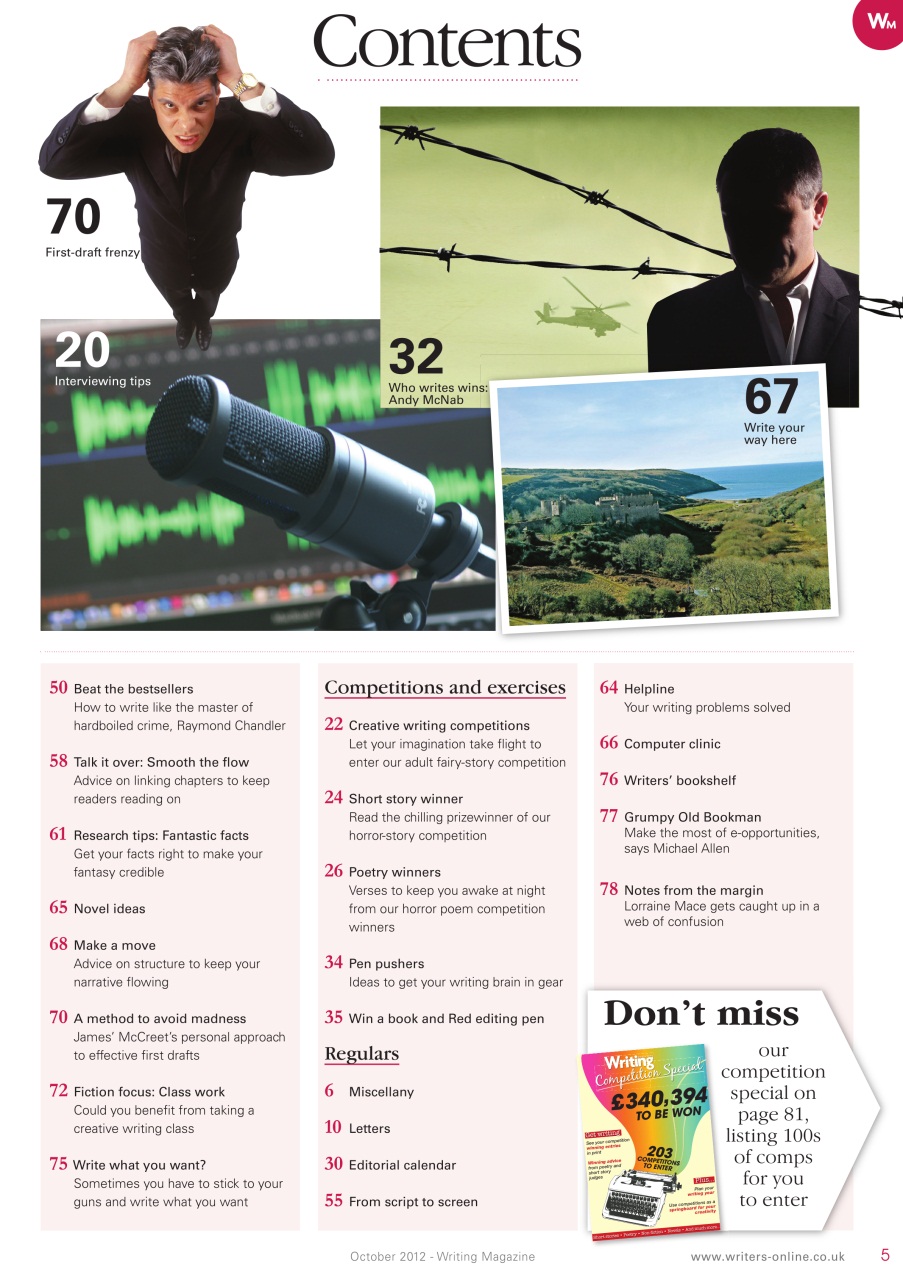 Writing Magazine Preview Pages