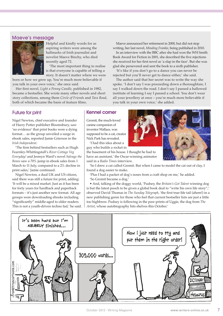 Writing Magazine Preview Pages