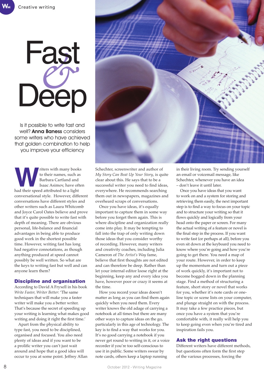 Writing Magazine Preview Pages