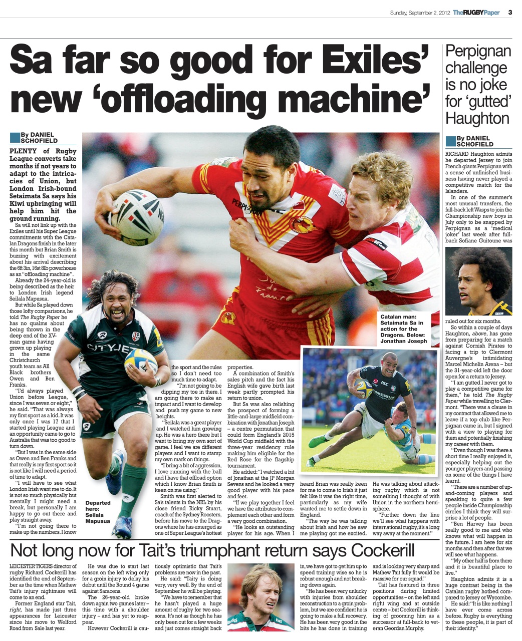 The Rugby Paper Preview Pages