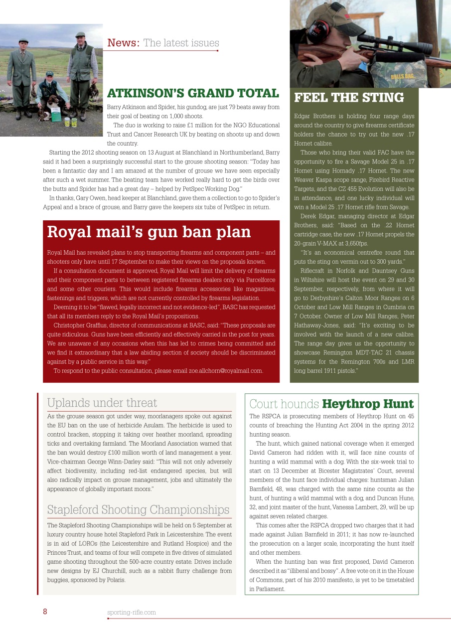 Sporting Rifle Preview Pages