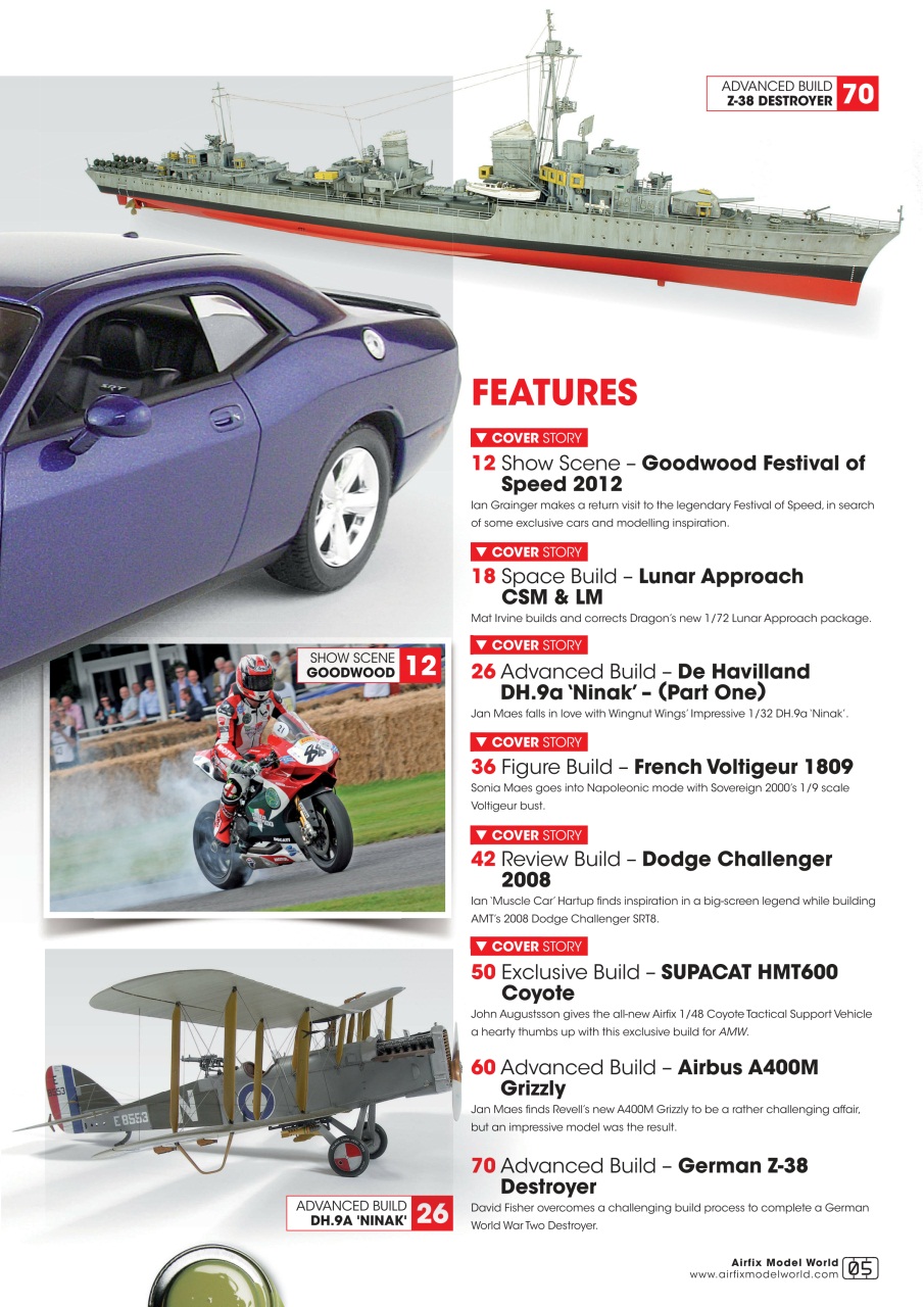 Airfix Model World Preview Pages