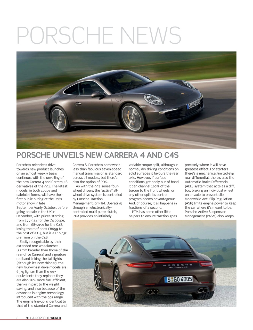 911 & Porsche World Preview Pages