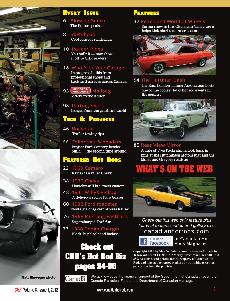 Canadian Hot Rods Preview Pages