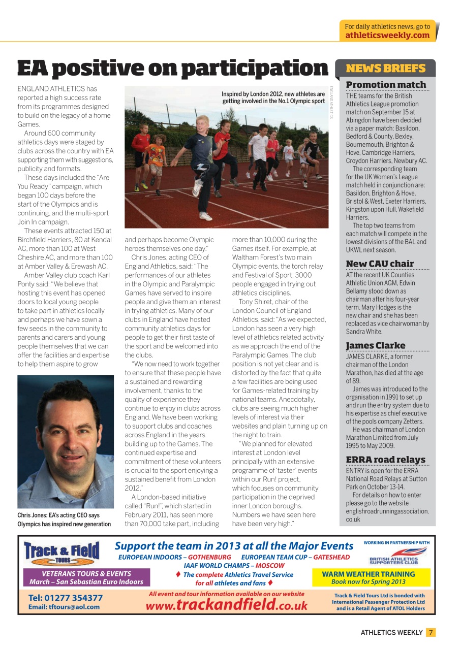AW – Athletics Weekly Magazine Preview Pages
