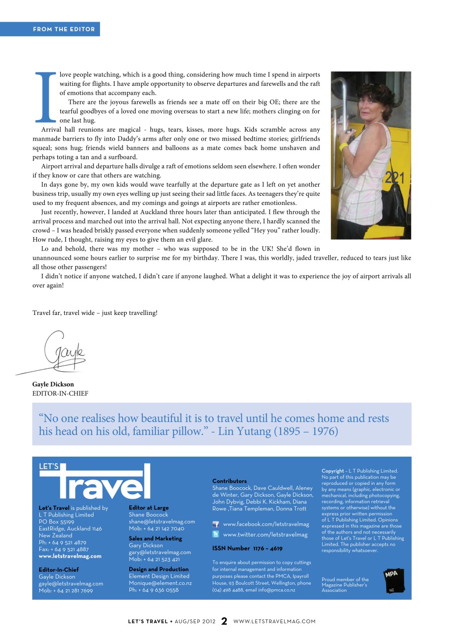 Let’s Travel Preview Pages