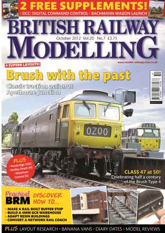 British Railway Modelling (BRM) issue OCTOBER 2012