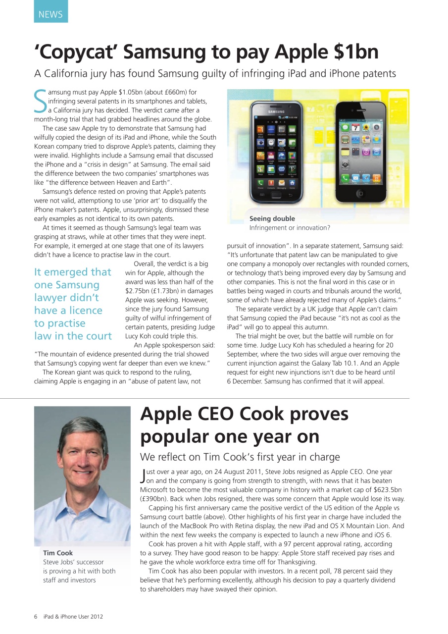 iPad and iPhone User Preview Pages