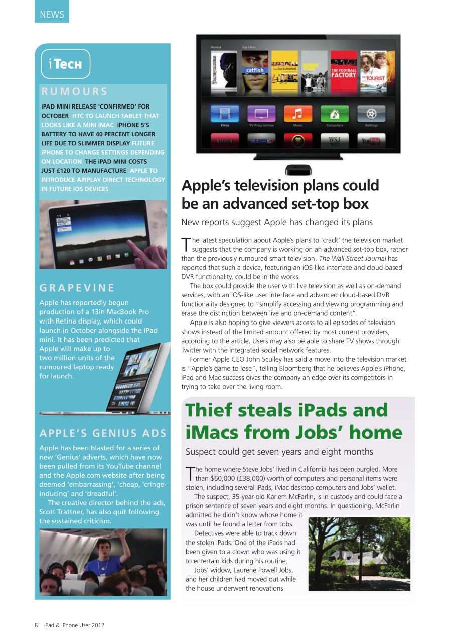 iPad and iPhone User Preview Pages