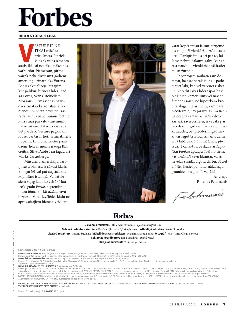 Forbes Latvia Preview Pages