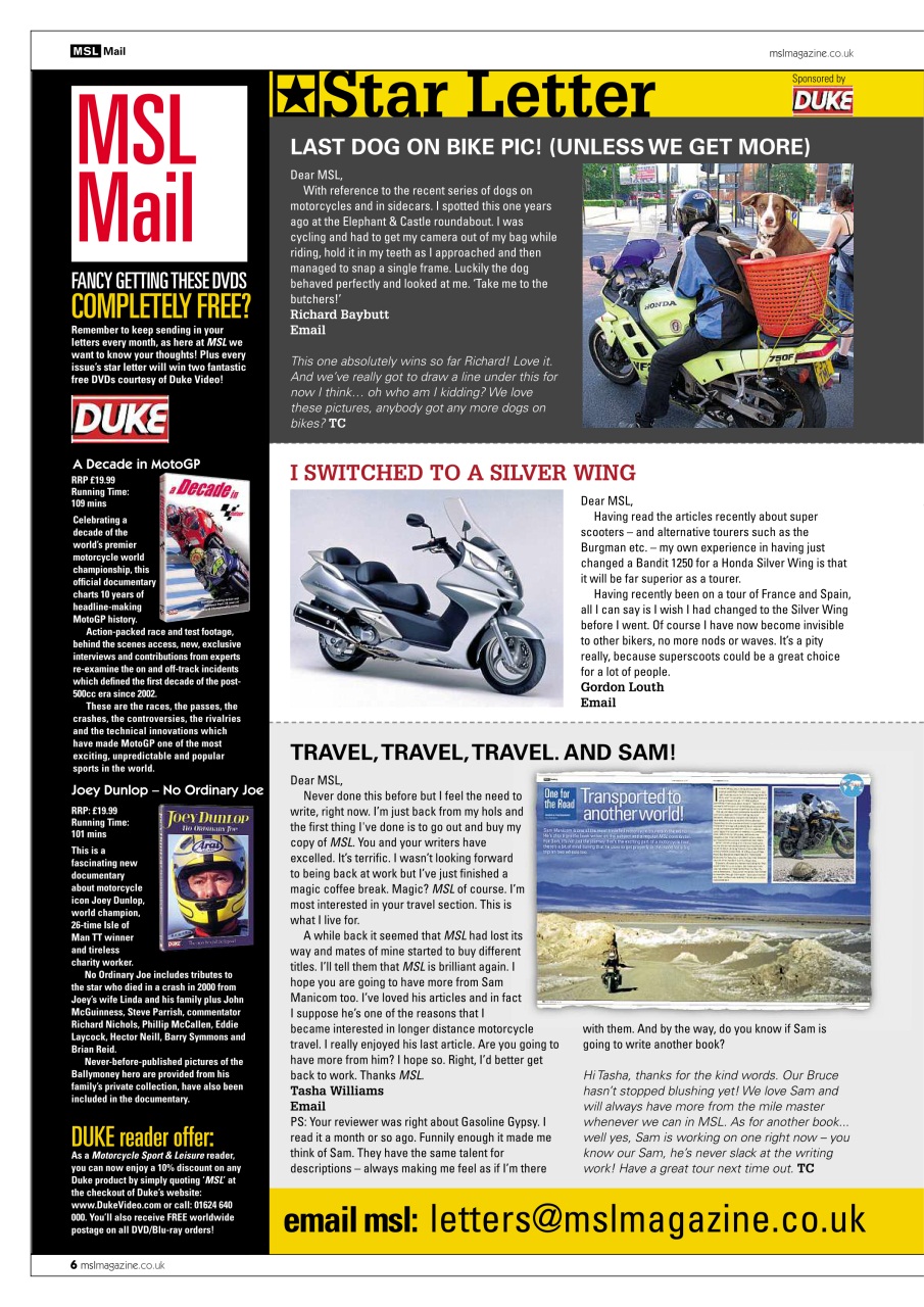 Motorcycle Sport & Leisure Preview Pages