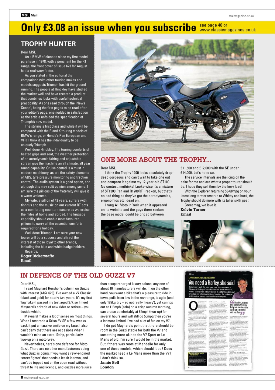 Motorcycle Sport & Leisure Preview Pages