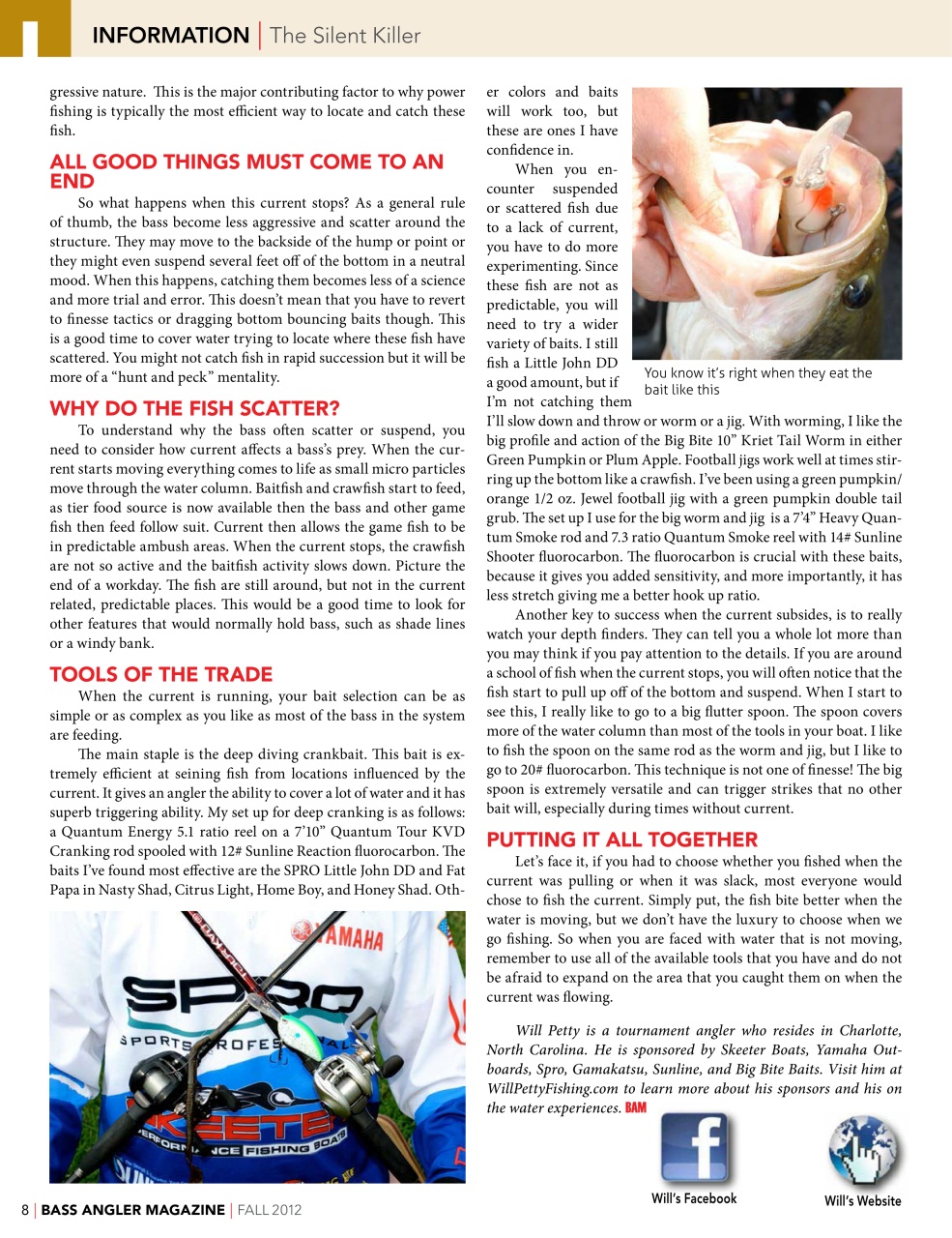 BASS ANGLER MAGAZINE Preview Pages