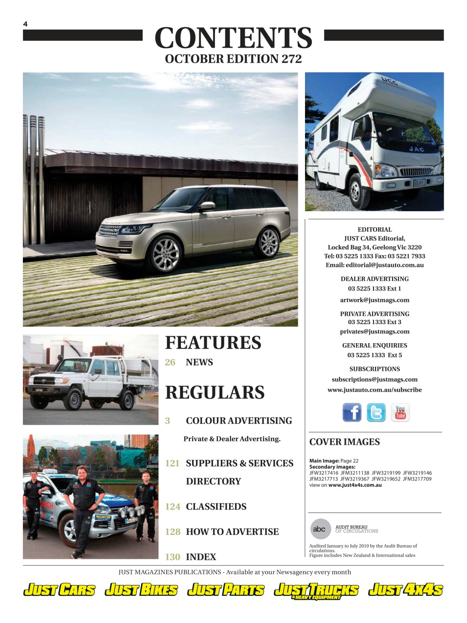 JUST 4X4S Preview Pages