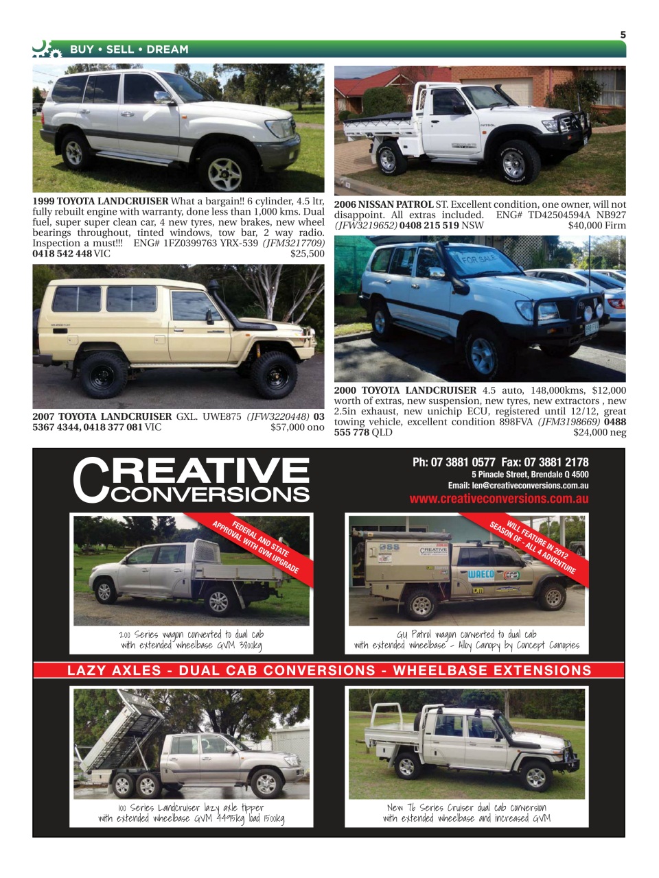 JUST 4X4S Preview Pages