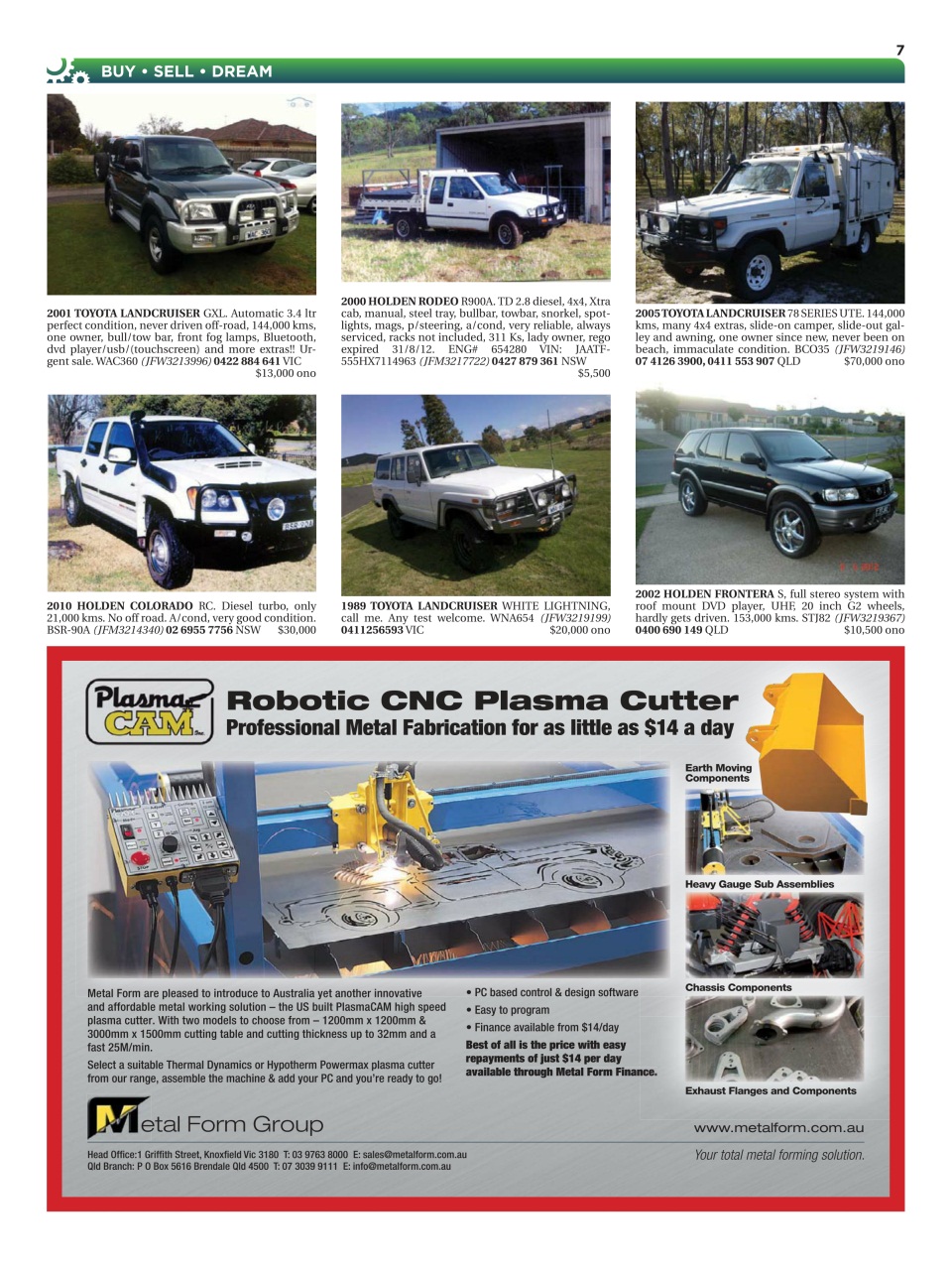 JUST 4X4S Preview Pages