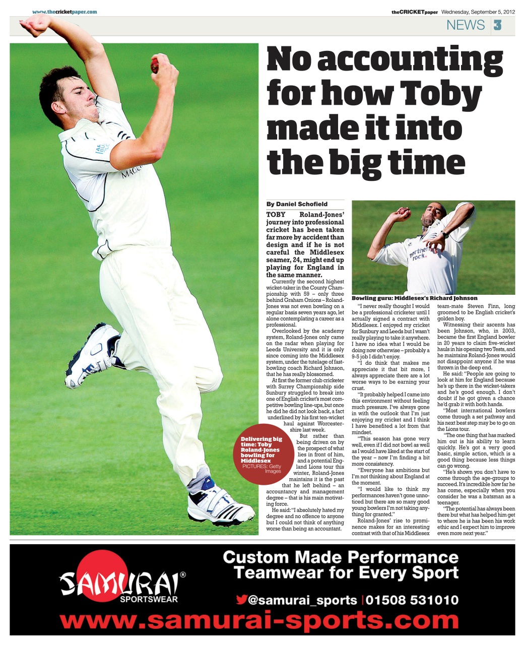 The Cricket Paper Preview Pages