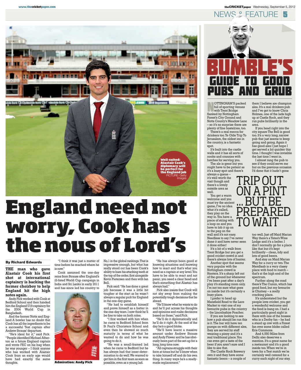 The Cricket Paper Preview Pages