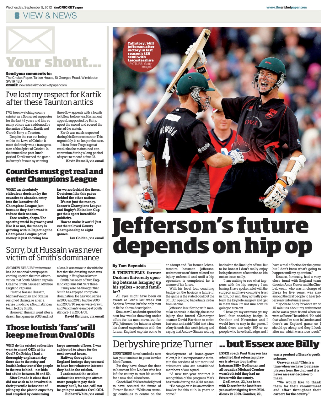 The Cricket Paper Preview Pages