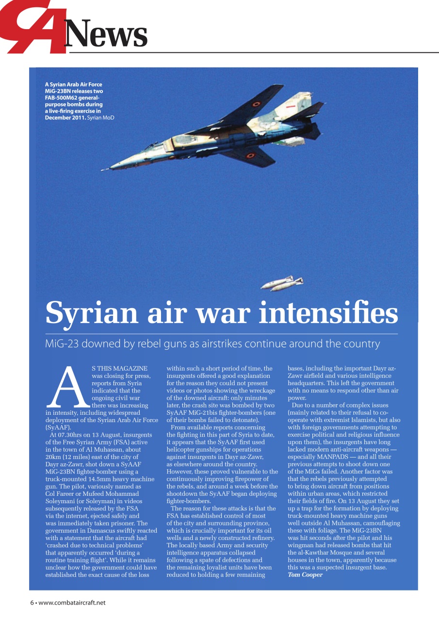 Combat Aircraft Journal Preview Pages