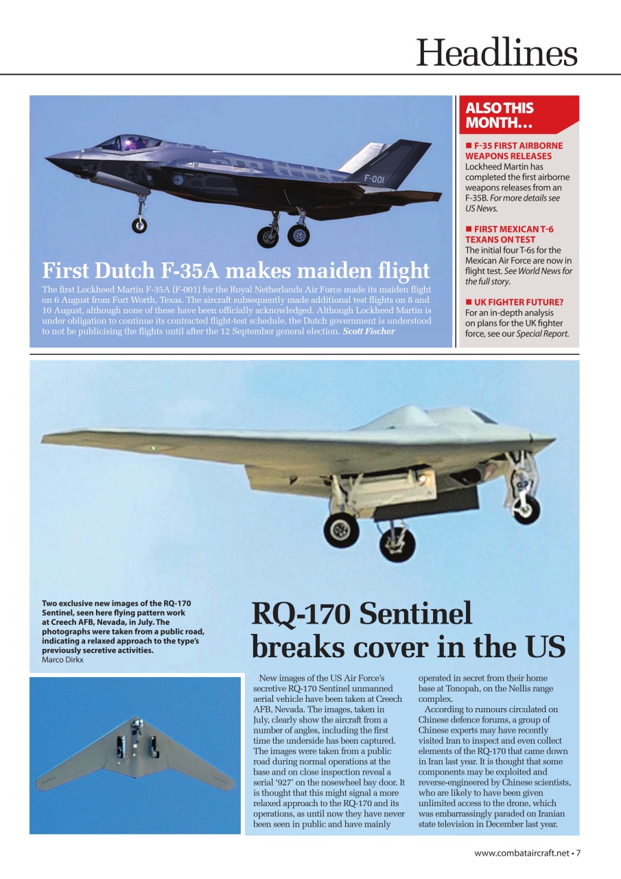 Combat Aircraft Journal Preview Pages