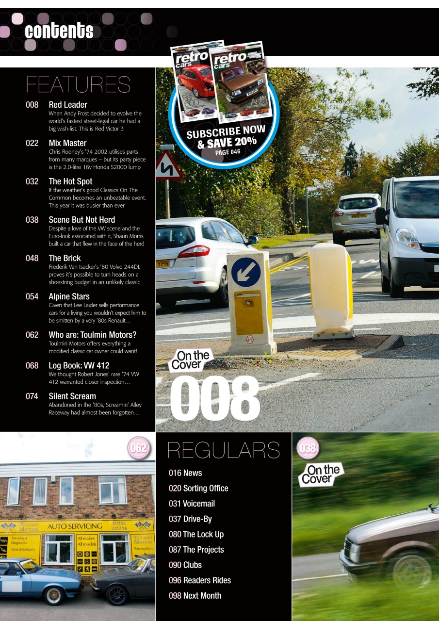 Retro Cars Preview Pages