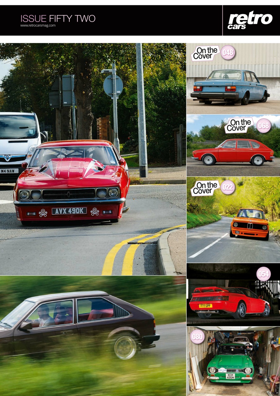 Retro Cars Preview Pages