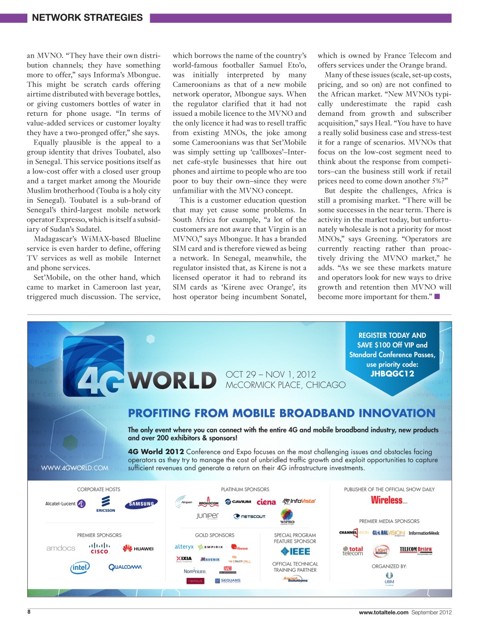 Total Telecom Preview Pages