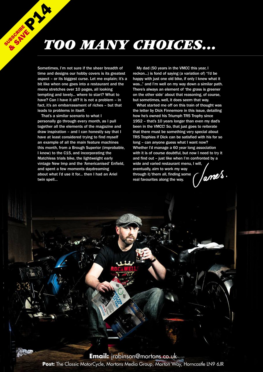 The Classic MotorCycle Preview Pages