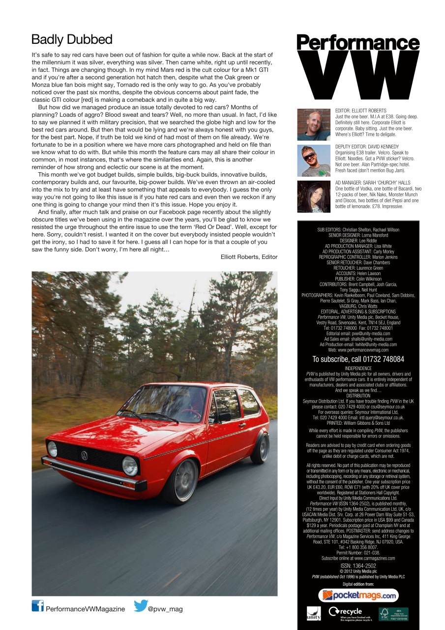 Performance VW Preview Pages