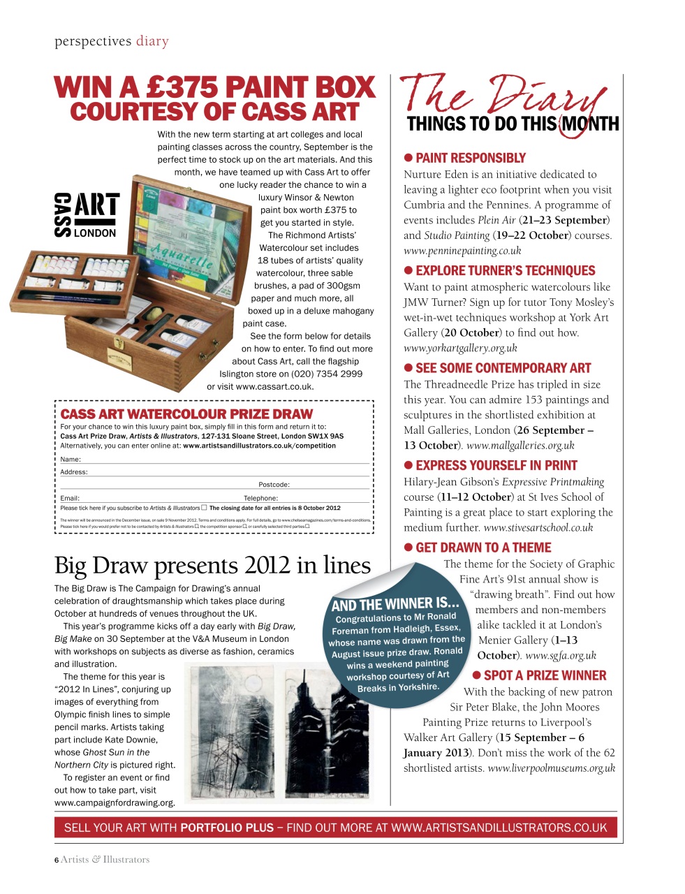 Artists & Illustrators Preview Pages