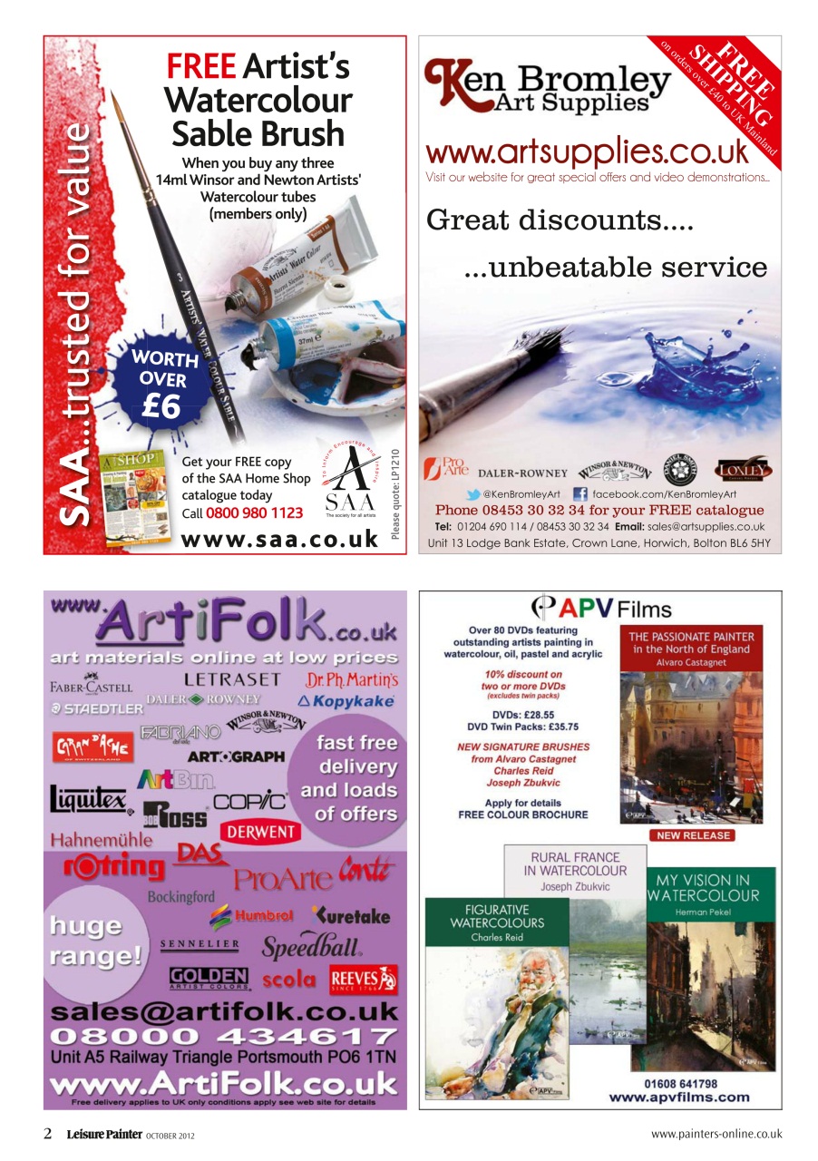 Leisure Painter & The Artist Preview Pages