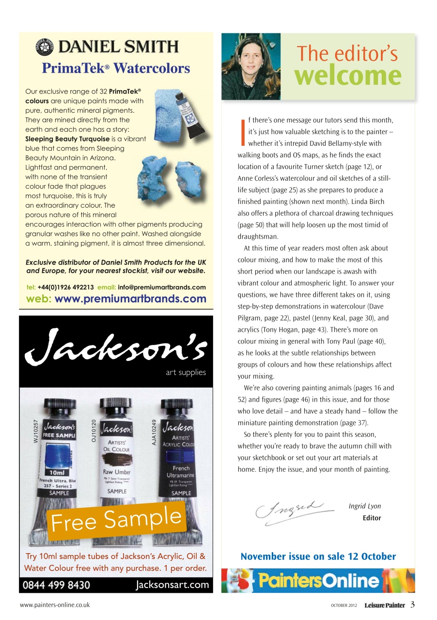 Leisure Painter & The Artist Preview Pages